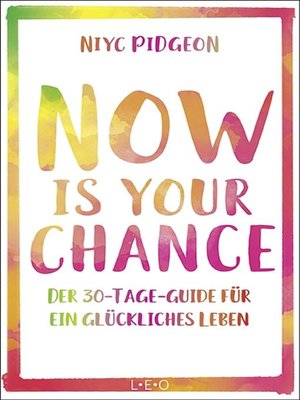 cover image of Now Is Your Chance